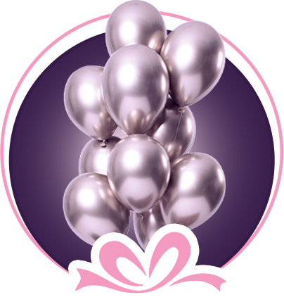 البالونات والزينة